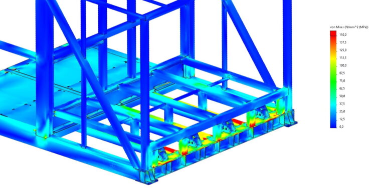 Determining the causes of steel structure failure